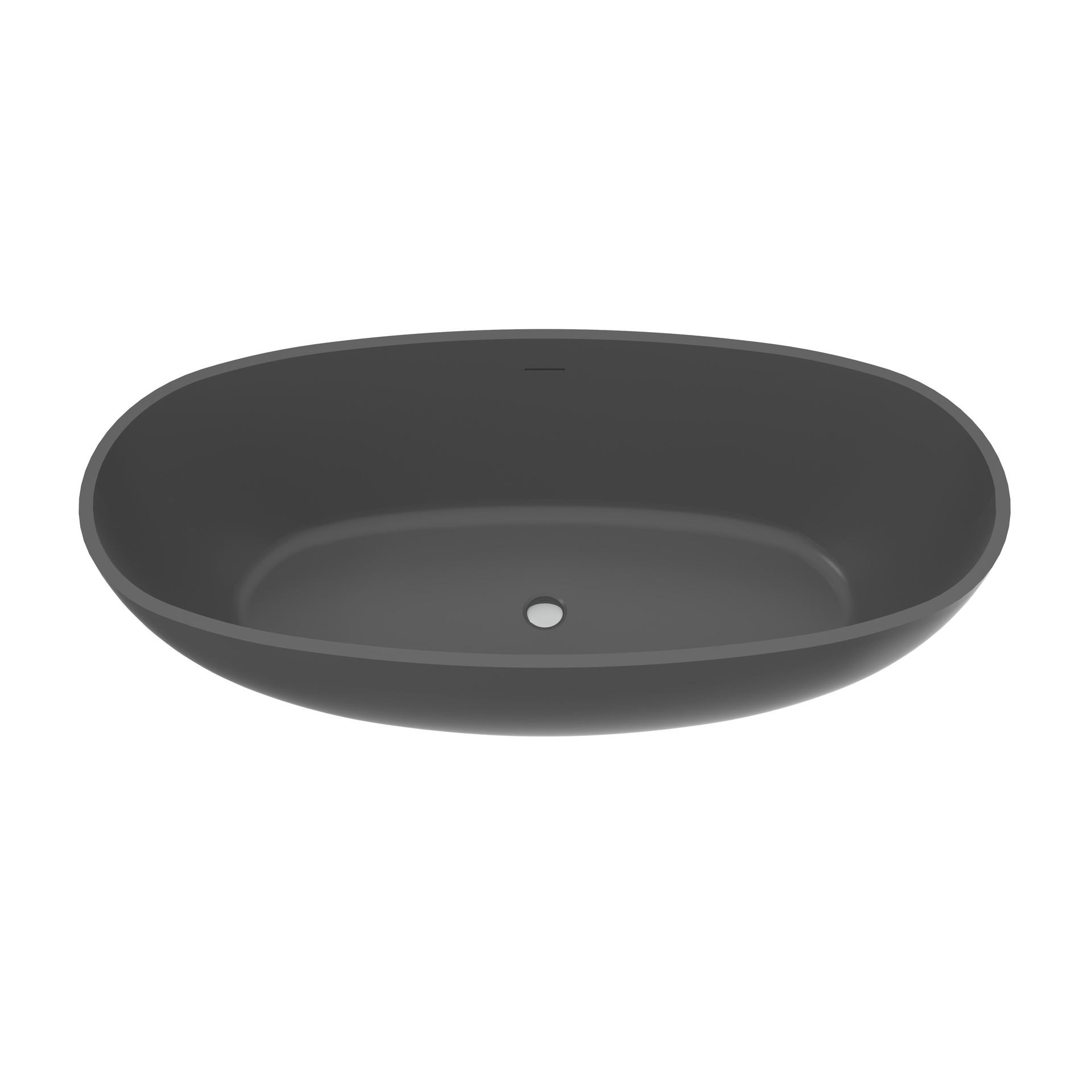 65.2 inch freestanding solid surface soaking bathtub for bathroom