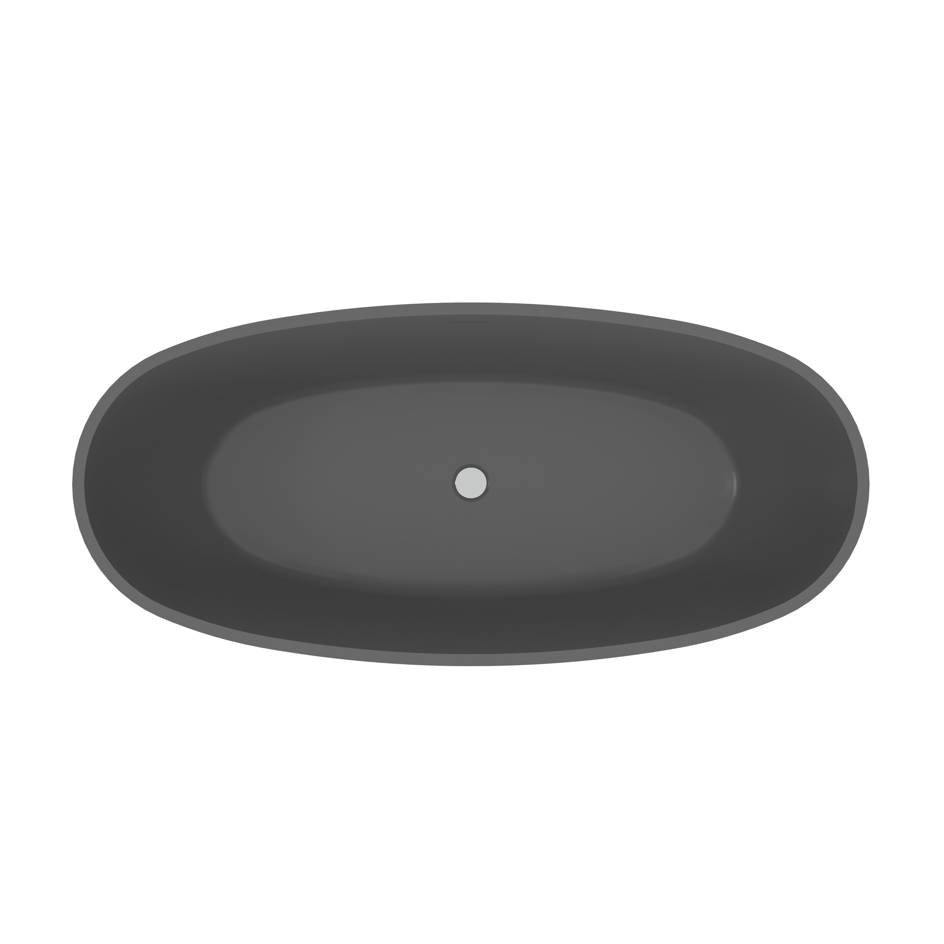 65.2 inch freestanding solid surface soaking bathtub for bathroom