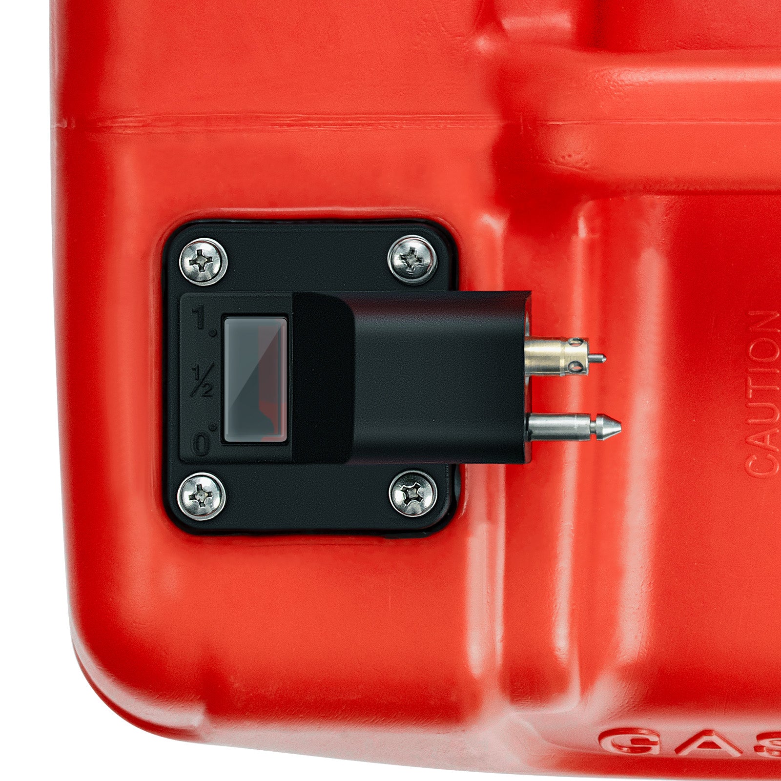 Marine Fuel Tank, 3.17 Gallon/12L, Portable Boat Fuel Gas Tank for Outboard Engine Boats, Plastic Outboard Marine Boat Fuel Tank with Hose, Easy to Carry for Yacht, Fishing Boat, Deck Boat, Red