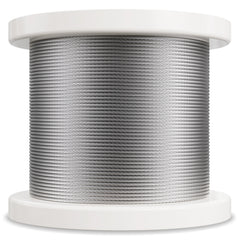 T316 Stainless Steel Cable 1/8" 7x7 Steel Wire Rope 600 ft Cable Railing