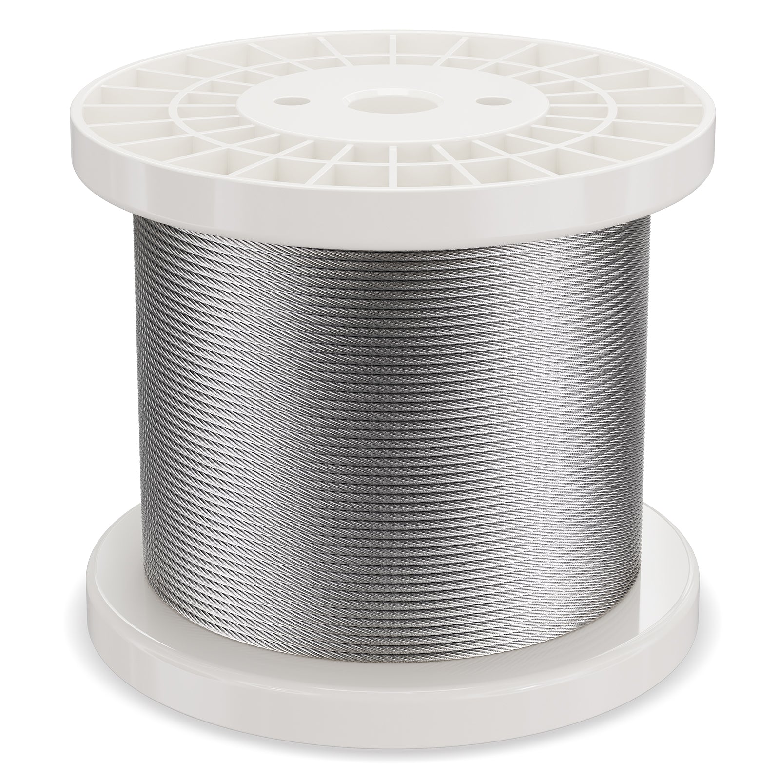 T316 Stainless Steel Cable 1/8" 7x7 Steel Wire Rope 600 ft Cable Railing