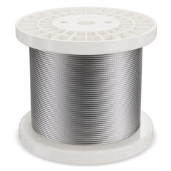 T316 Stainless Steel Cable 1/8" 7x7 Steel Wire Rope 600 ft Cable Railing