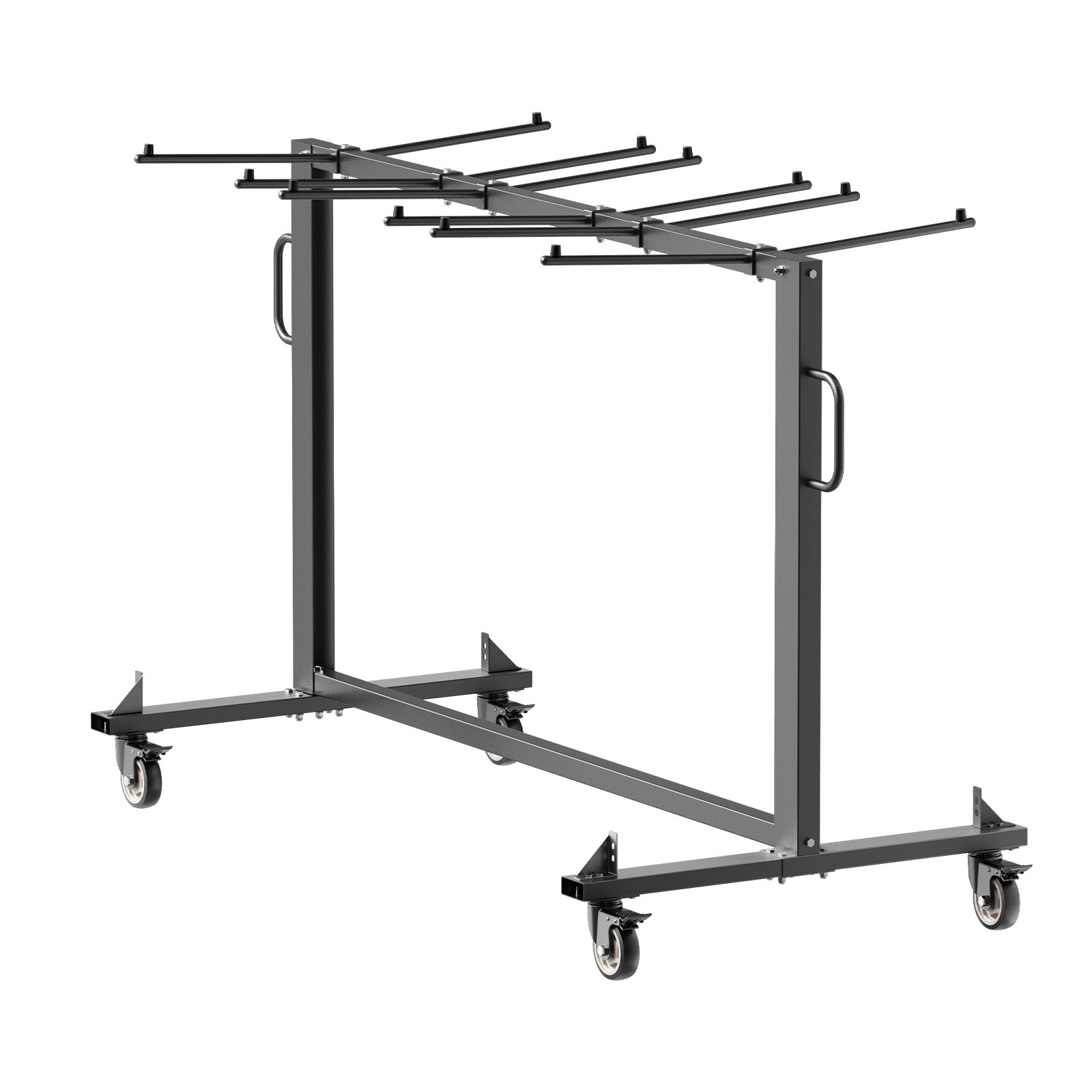 Folding Chair Rack Cart for 42 Chairs or 12 Tables of 400 LBS with Wheels