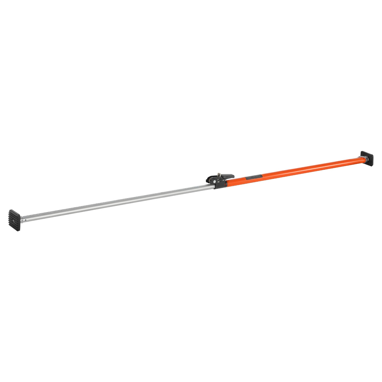 Cargo Bar, Ratcheting Cargo Bar Adjustable from 40" to 73", Heavy-duty Steel Cargos Stabilizer with Non-Slip Foot Pads, Telescoping Load Lock Bars Stop Sliding for SUVs, Sedans