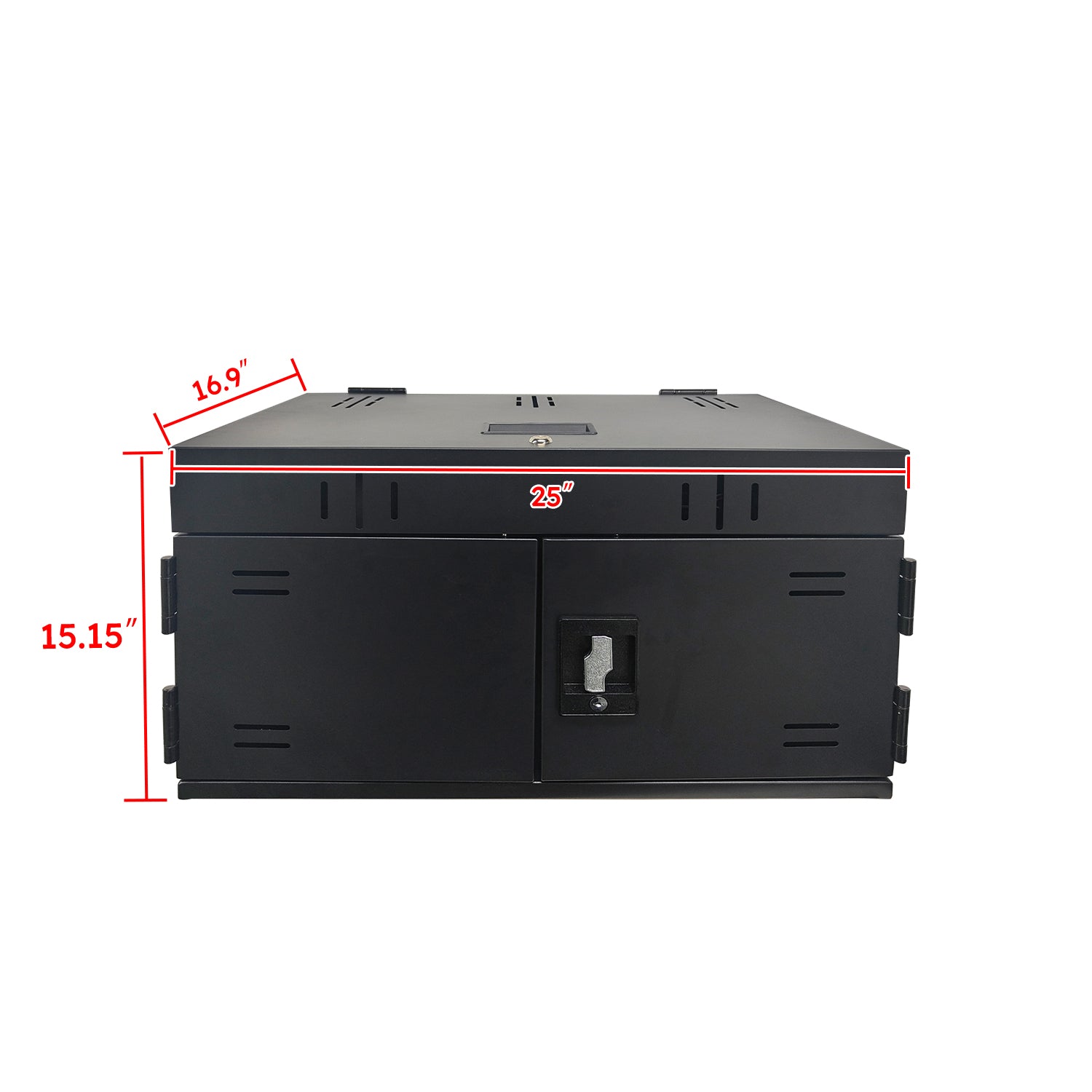 12-Device Charging Station for Laptops and Tablets,  charging cart charging cabinet, Surge Protection for Classroom or Office, Up to 17.3" Screen