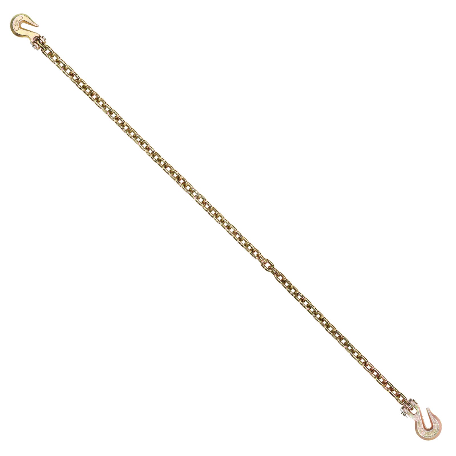 Binder Chain G80 Tie Down Tow Chain with Two Hooks 5/16" x 14.2' 4900 lbs