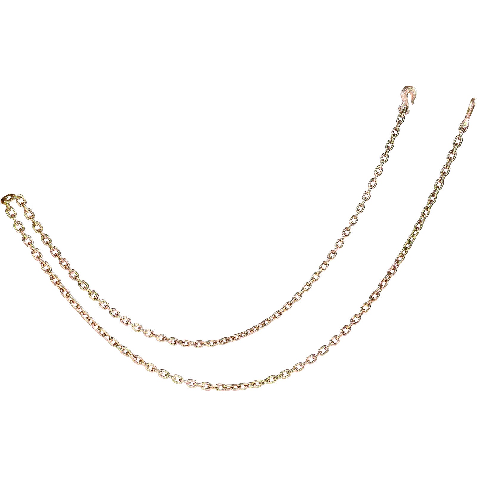 Binder Chain G80 Tie Down Tow Chain with Two Hooks 5/16" x 14.2' 4900 lbs