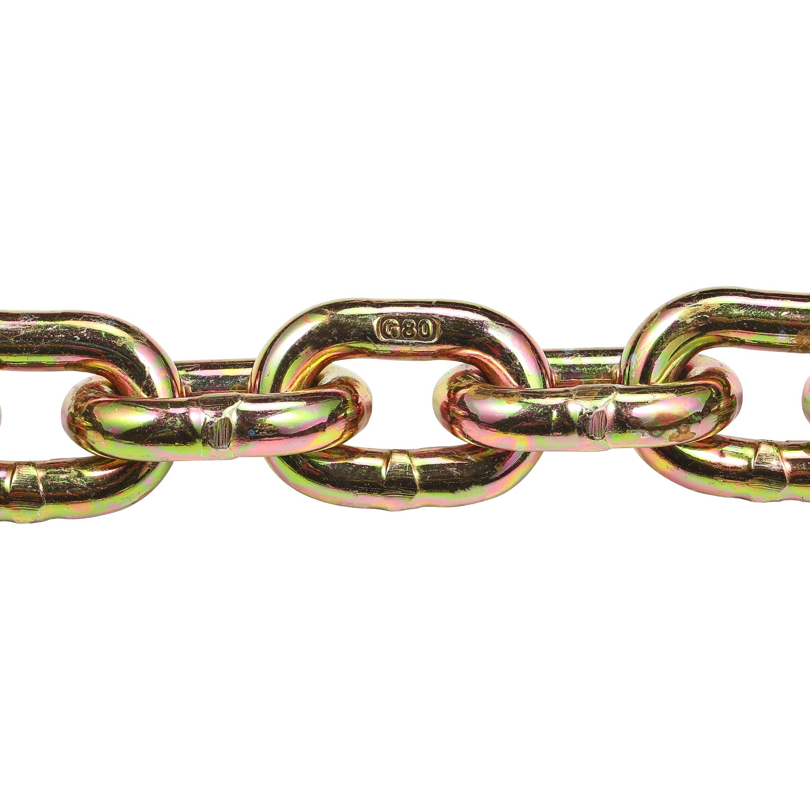 Binder Chain G80 Tie Down Tow Chain with Two Hooks 5/16" x 14.2' 4900 lbs