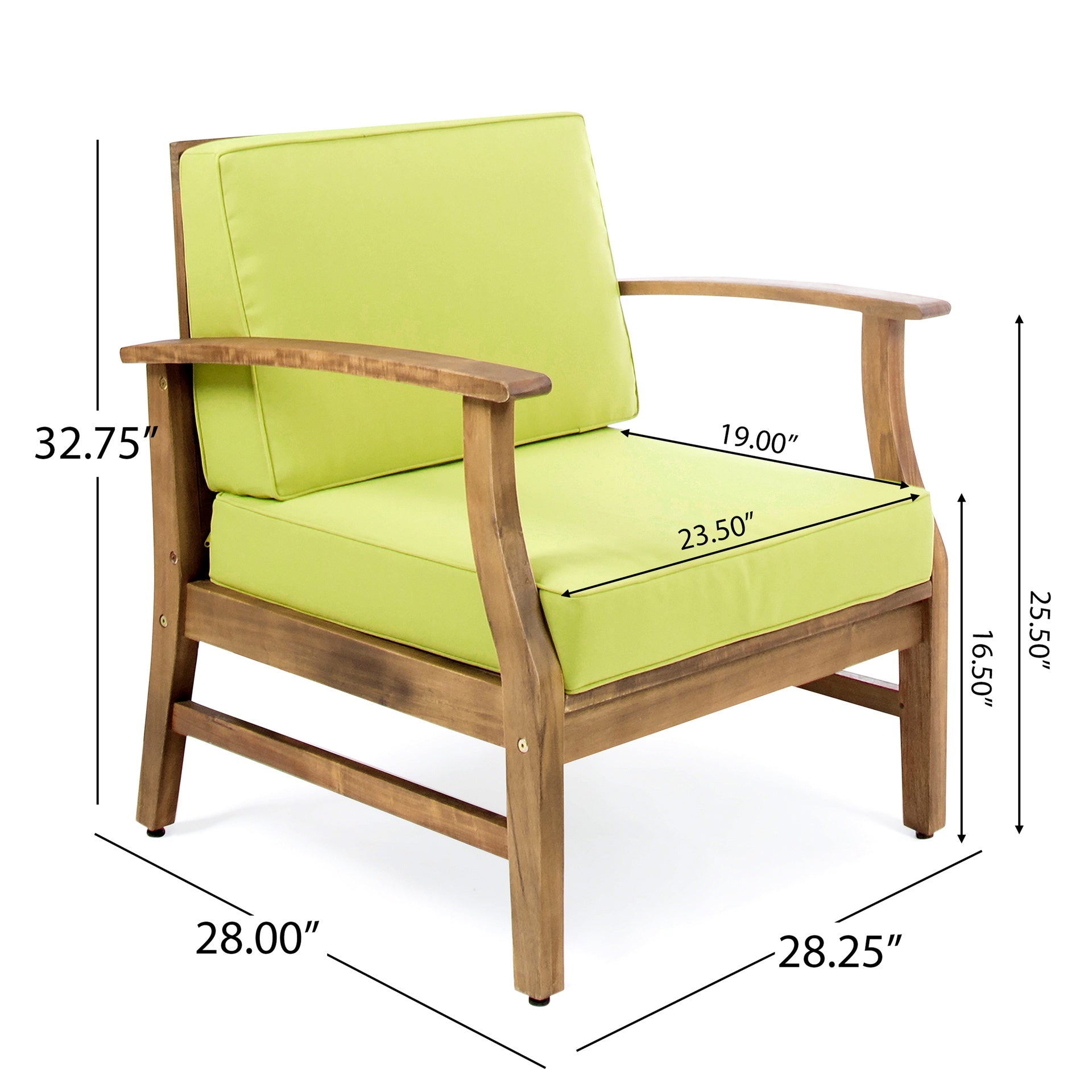 PERLA CLUB CHAIRS SET OF 2, GREEN