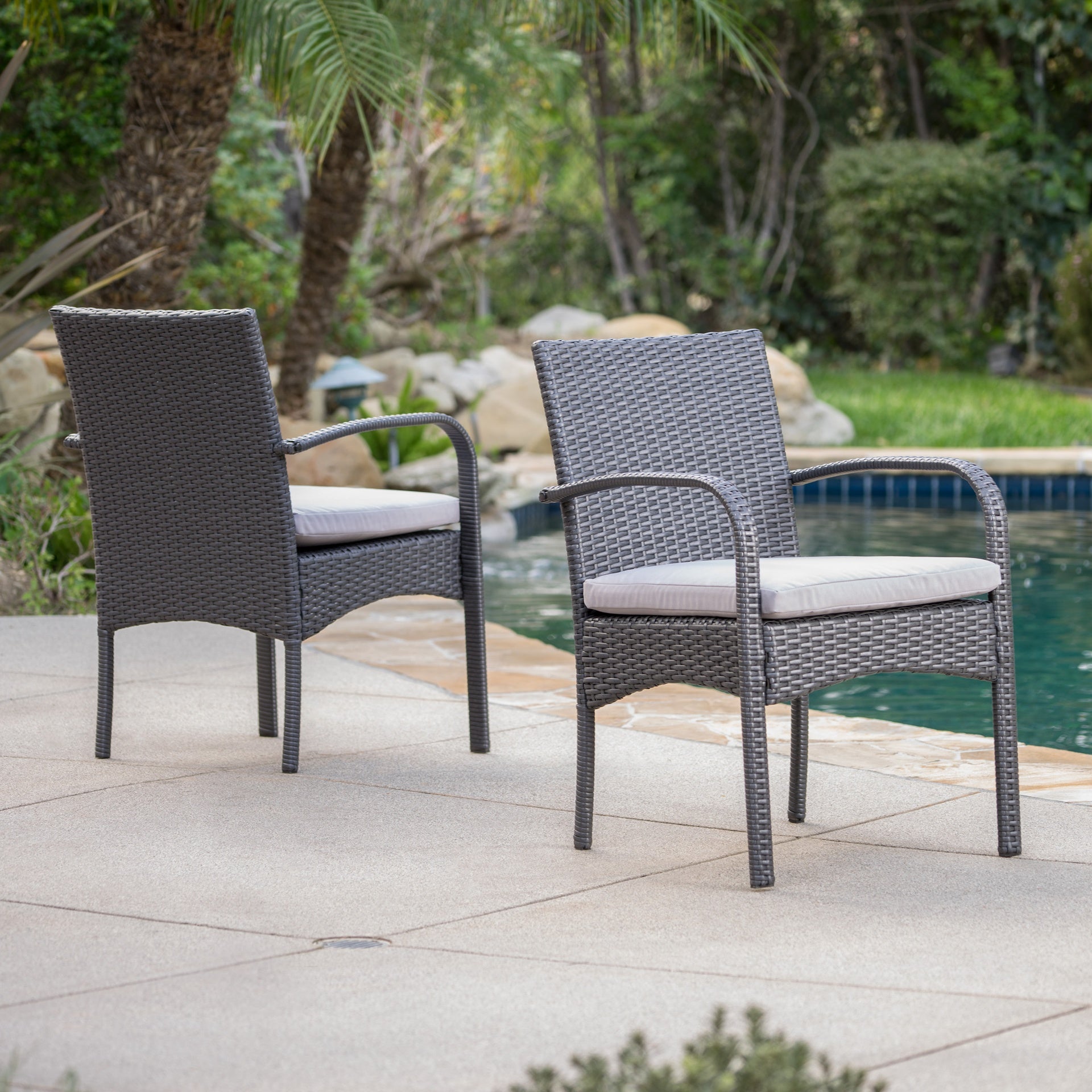 CORDOBA KD PE WICKER DINING CHAIR [SET OF 2 PCS]