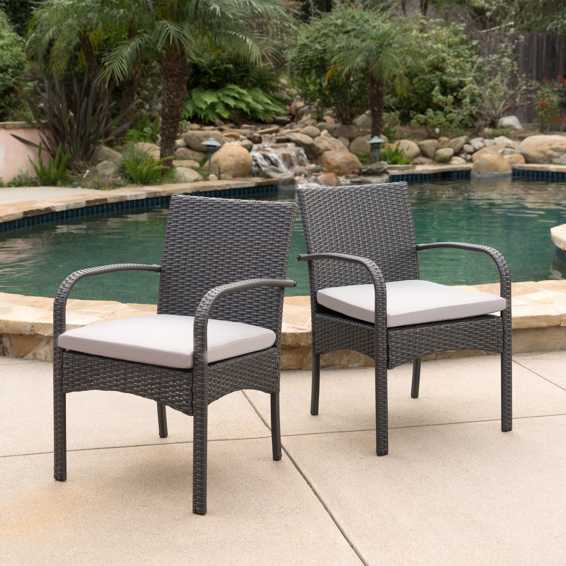 CORDOBA KD PE WICKER DINING CHAIR [SET OF 2 PCS]