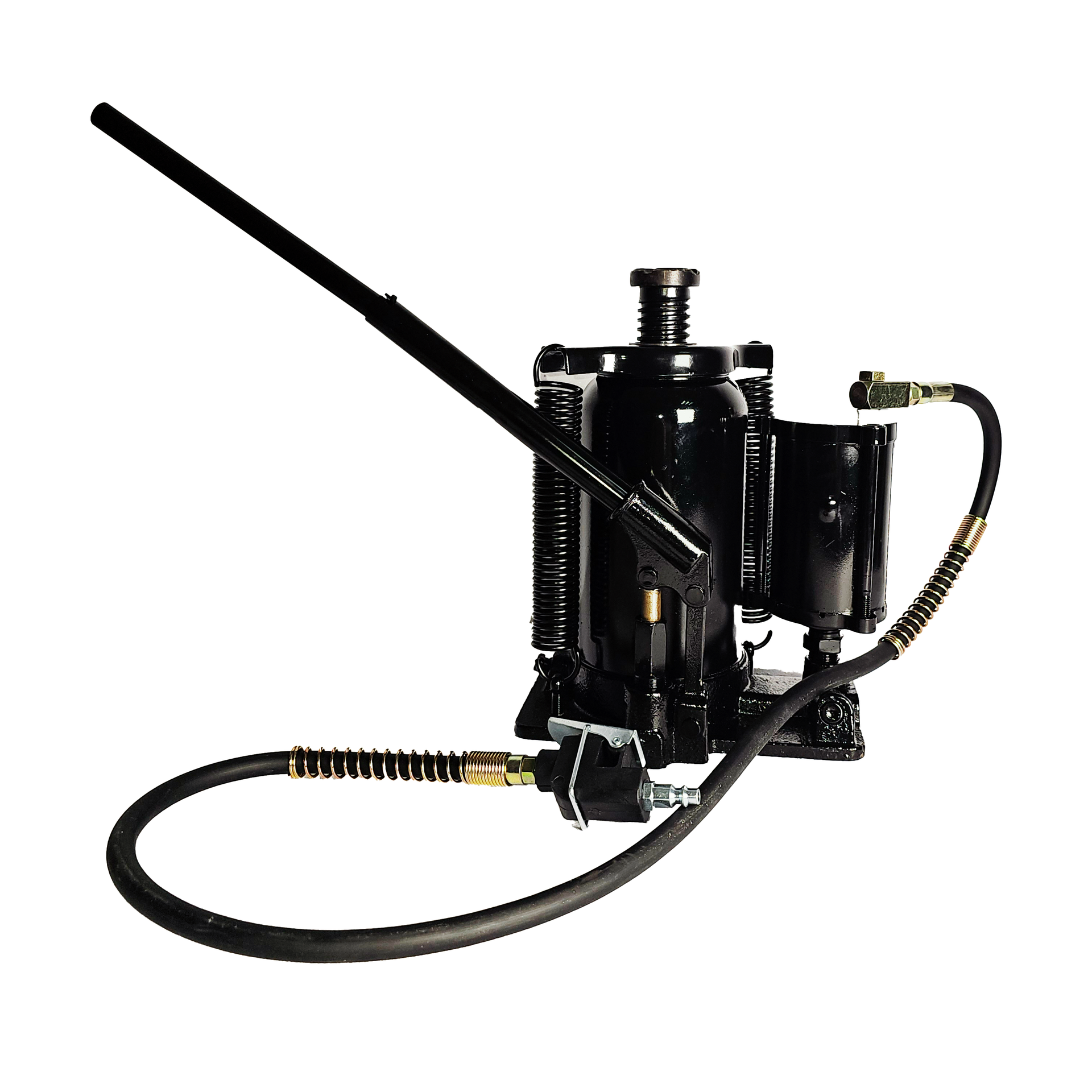 Air Hydraulic Bottle Jack, 20 Ton/40000 LBS Bottle Jack, 10.23-20.07 inch Lifting Range, Manual Handle and Air Pump, for Car, Pickup, Truck, RV, Auto Repair, Industrial Engineering