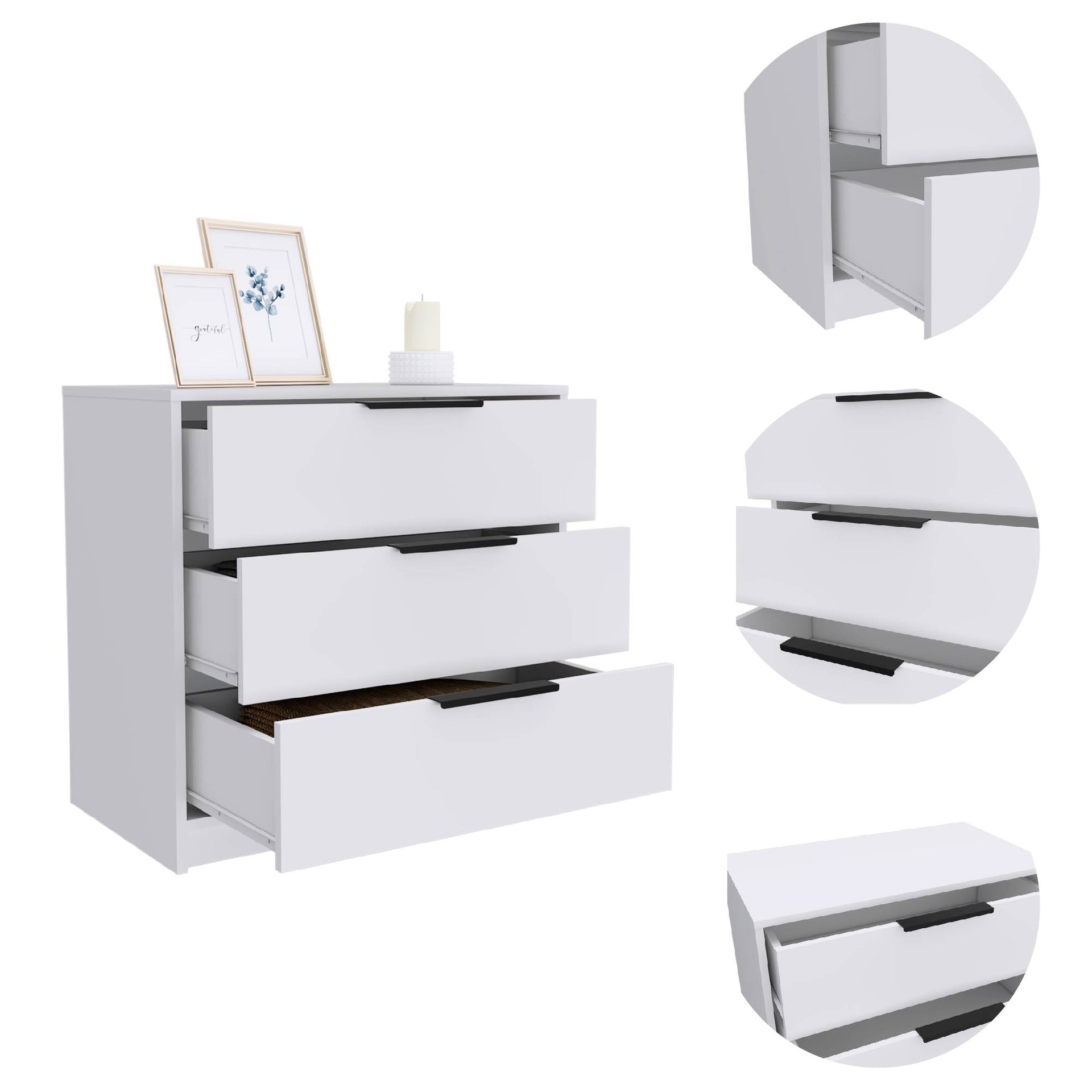 Washington Three Drawer Dresser