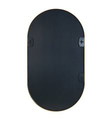 Gold 20 x 28 Inch Metal Oval  Mirror