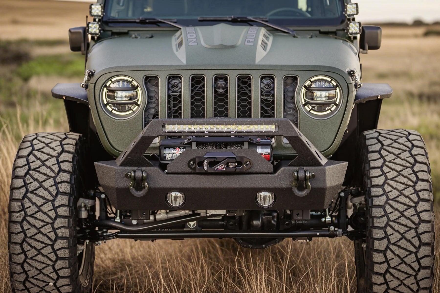 The Avenger Style Hood Compatible with 2018+Jeep Wrangler JL JLU&2020-2023 Gladiator JT(Not for Mojave&392 Model)