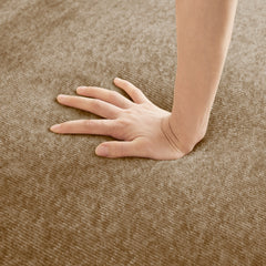 Harrison Ottoman Velvet- Brown