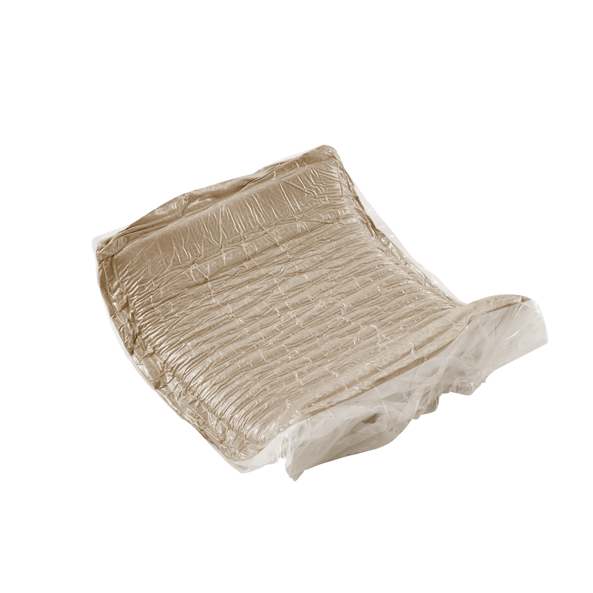 Harrison Ottoman Velvet- Brown