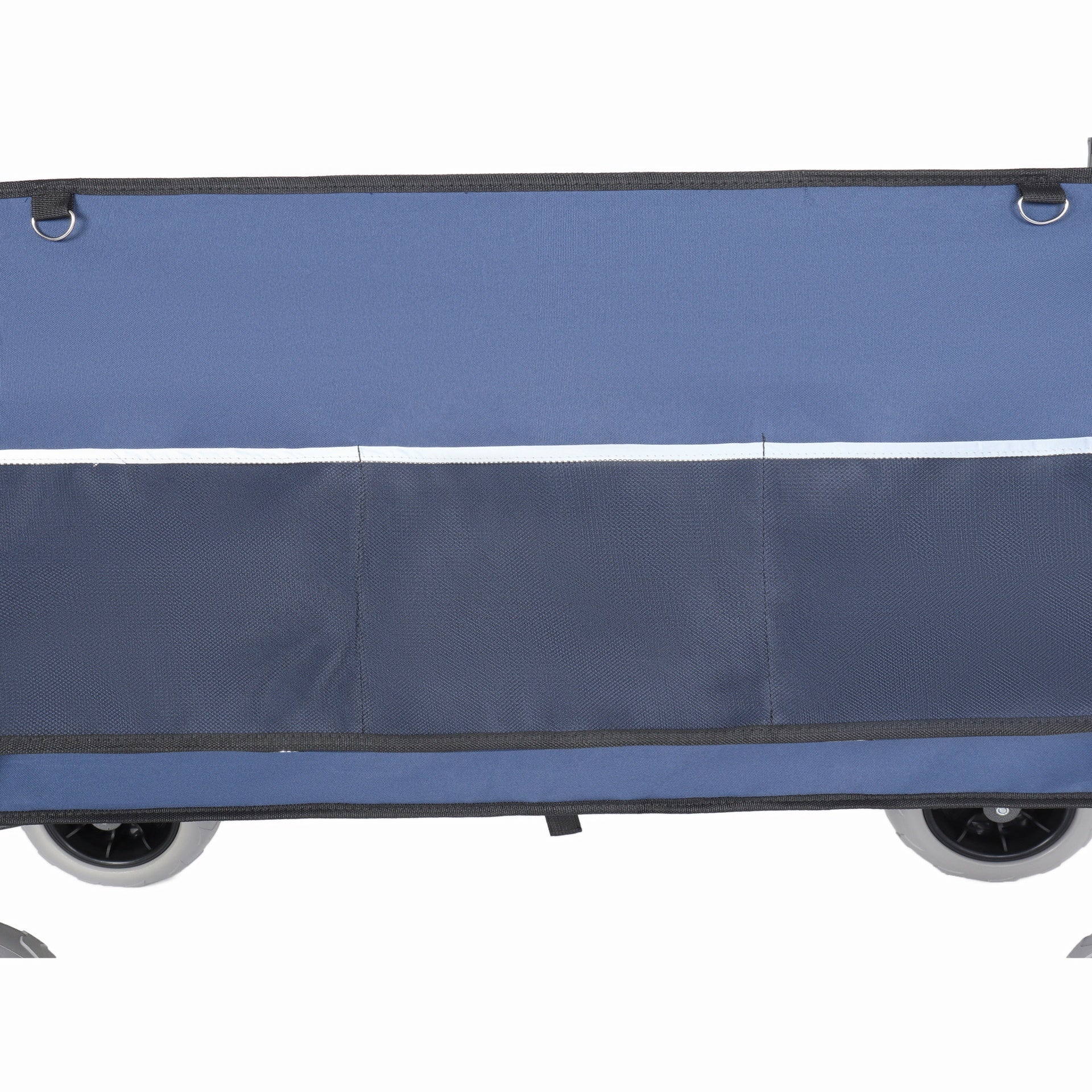 Multi-Functional Push-Pull Folding Wagon Cart with Rotating Handle & 9"x4" Beach Tires for Camping & Beach –300L XL Heavy-Duty, 480lbs load, Large Capacity for Transport, Groceries, and Outdoor Use