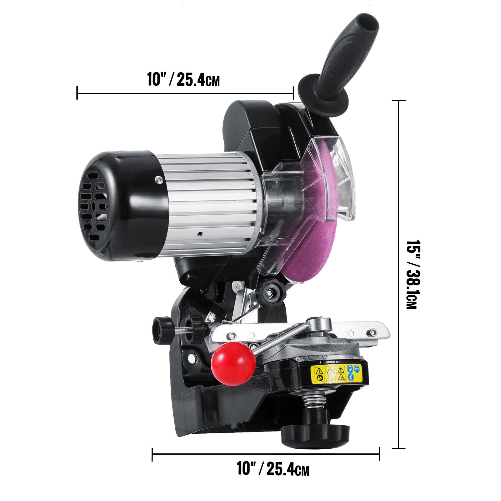 Electric Chainsaw Sharpener, 230W Professional Multi-Angle Adjustable Chain Grinder 3000RPM, Electric Chainsaw Blade Sharpener for 1/4" to 2/5" Chains