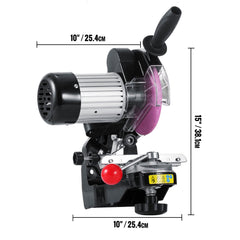 Electric Chainsaw Sharpener, 230W Professional Multi-Angle Adjustable Chain Grinder 3000RPM, Electric Chainsaw Blade Sharpener for 1/4" to 2/5" Chains