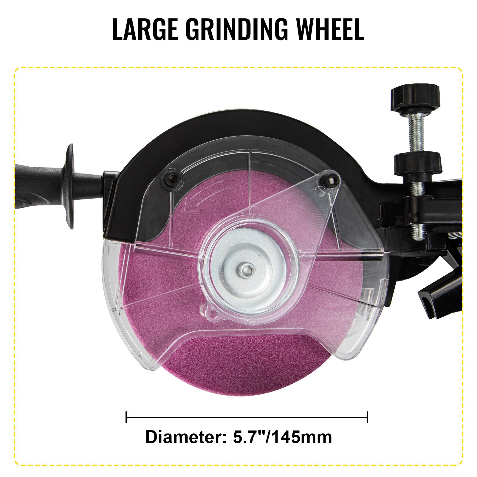 Electric Chainsaw Sharpener, 230W Professional Multi-Angle Adjustable Chain Grinder 3000RPM, Electric Chainsaw Blade Sharpener for 1/4" to 2/5" Chains