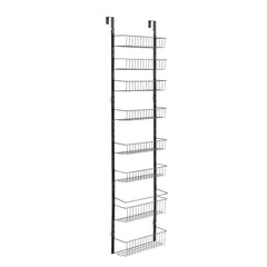 9-Tier Over the Door Pantry Organizer Hanging Storage Rack Adjustable Kitchen