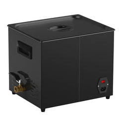 10L Ultra Sonic Cleaner, 240W Digital Ultrasonic Cleaning Machine with Gentle Mode & Upgraded Degassing, 40kHz Industrial Ultrasound Cleaner with Heater & Timer for Retainer, Jewelry, Tools
