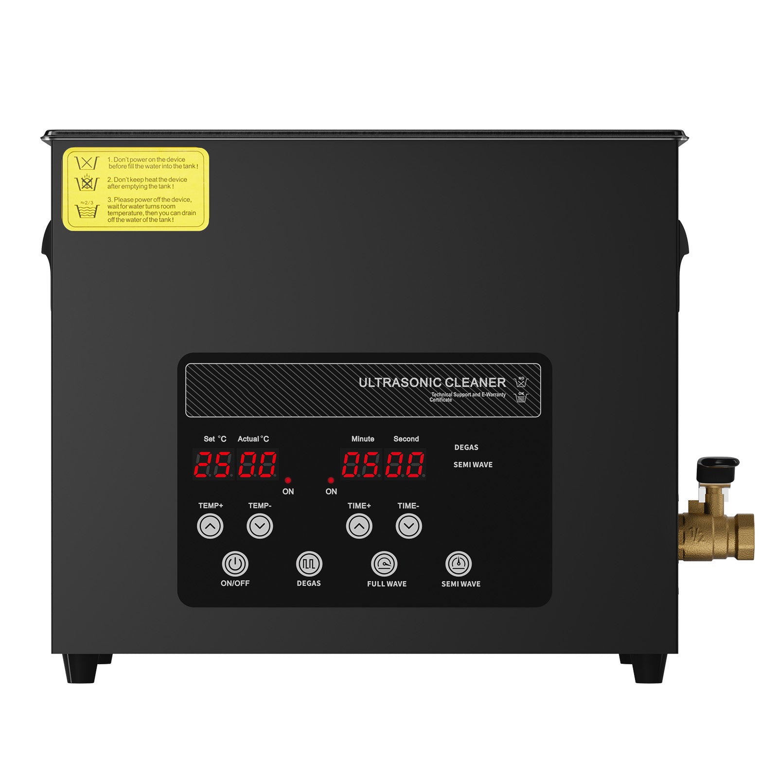 10L Ultra Sonic Cleaner, 240W Digital Ultrasonic Cleaning Machine with Gentle Mode & Upgraded Degassing, 40kHz Industrial Ultrasound Cleaner with Heater & Timer for Retainer, Jewelry, Tools