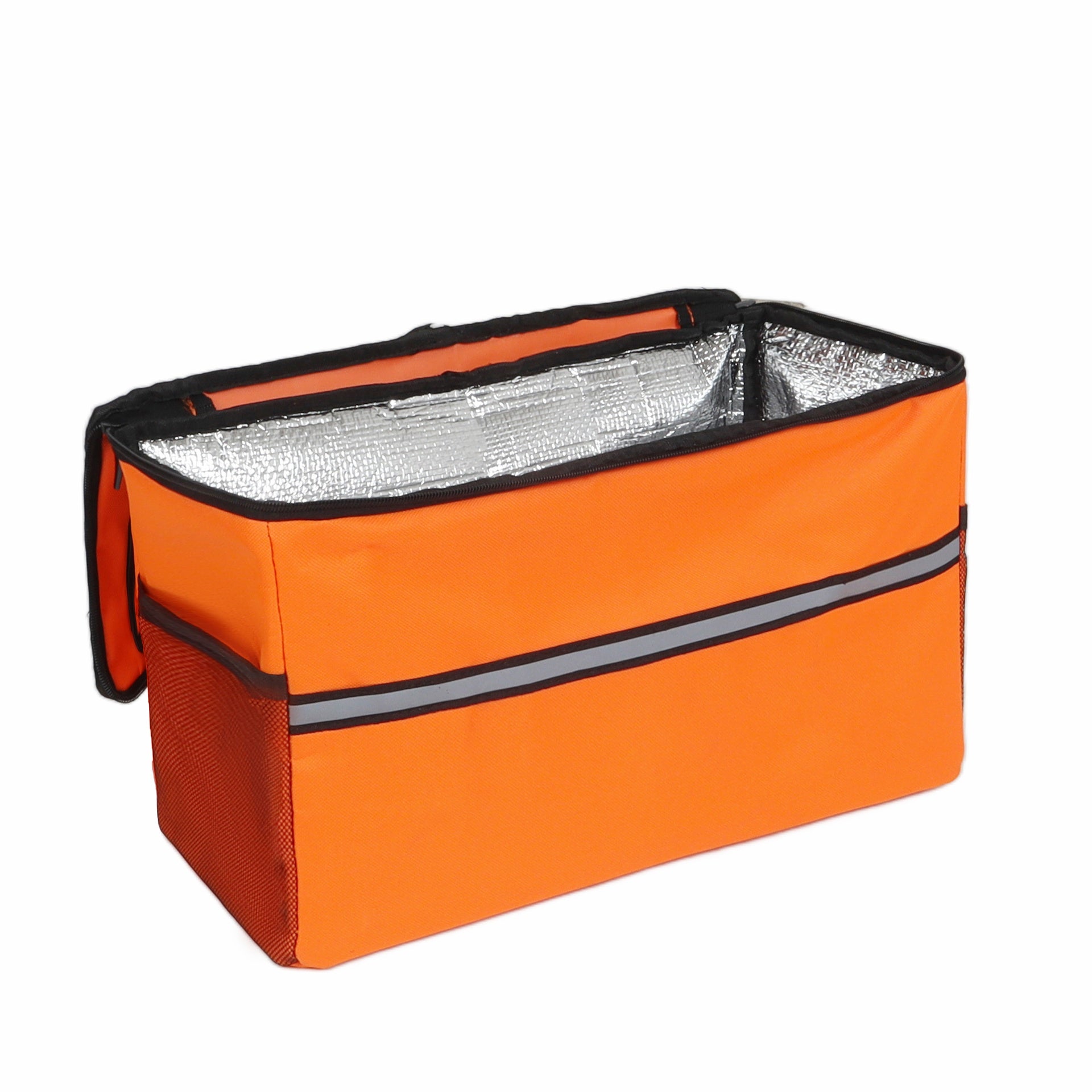 3-in-1 Folding Wagon Cart with Bench Seat, patent protection- Includes 1 ice pack, 500lbs Heavy-Duty Utility Wagon, 180L Capacity All-Terrain Wheels for Camping, Beach, Sports, Garden, orange