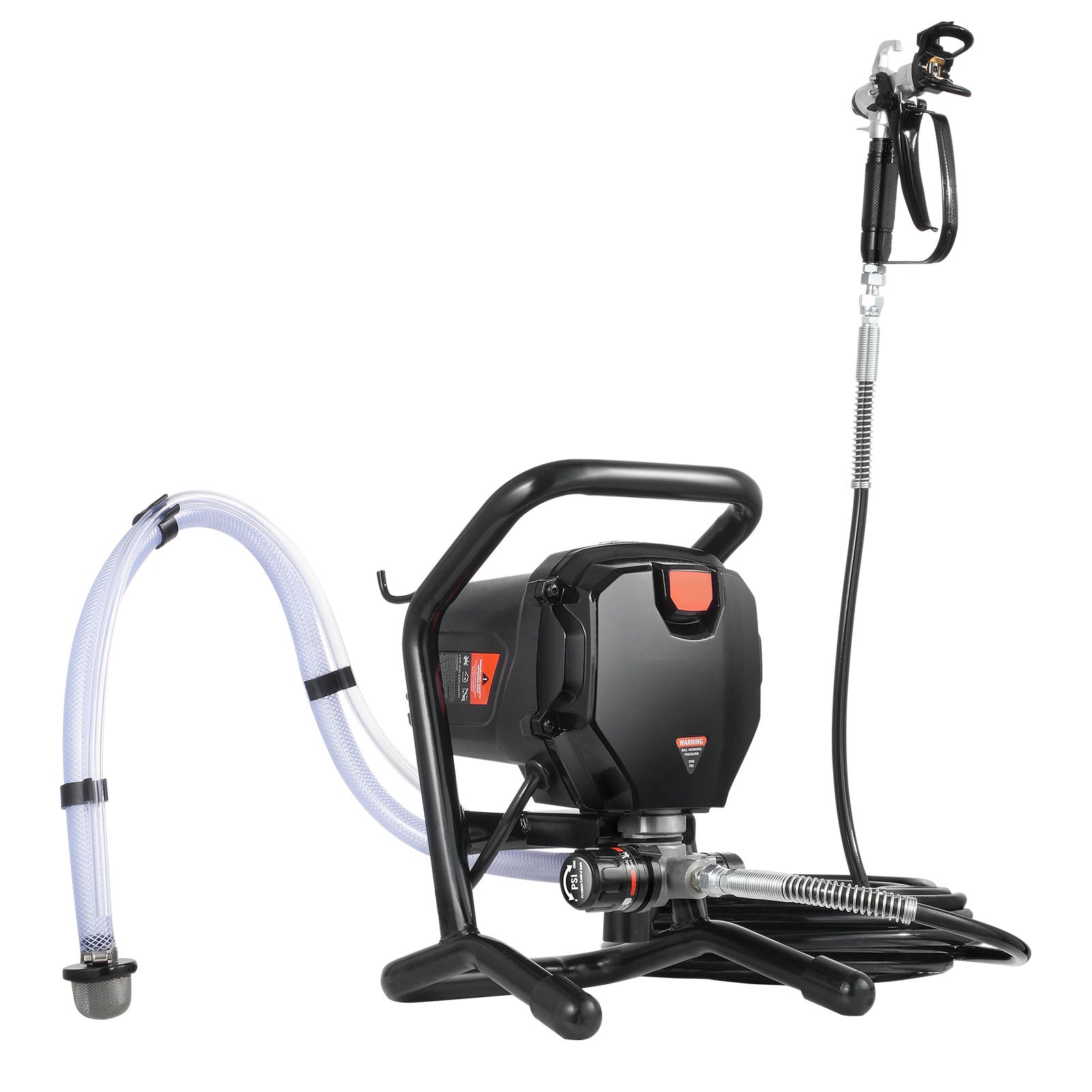 Stand Airless Paint Sprayer, 3000PSI 750W Efficient Electric Airless Sprayer,for Home Interior and Exterior Furniture and Fences, Handheld Paint Sprayers, Fine and Even Painting Effect