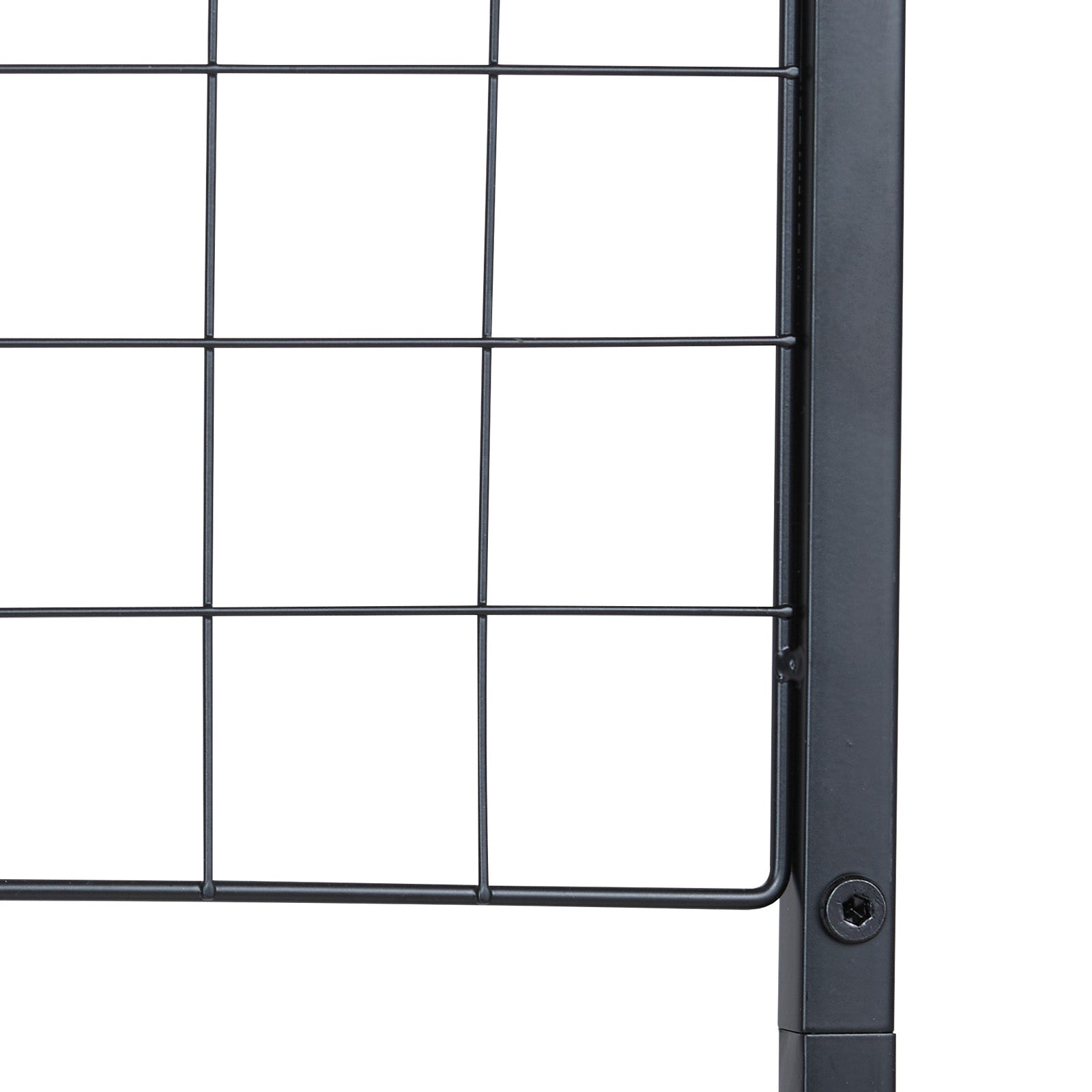2' x 5.6' Grid Wall Panels Tower, 2 Packs Wire Gridwall Display Racks with T-Base Floorstanding, Double Side Gridwall Panels for Art Craft Shows, Retail Display with Extra Clips and Hooks