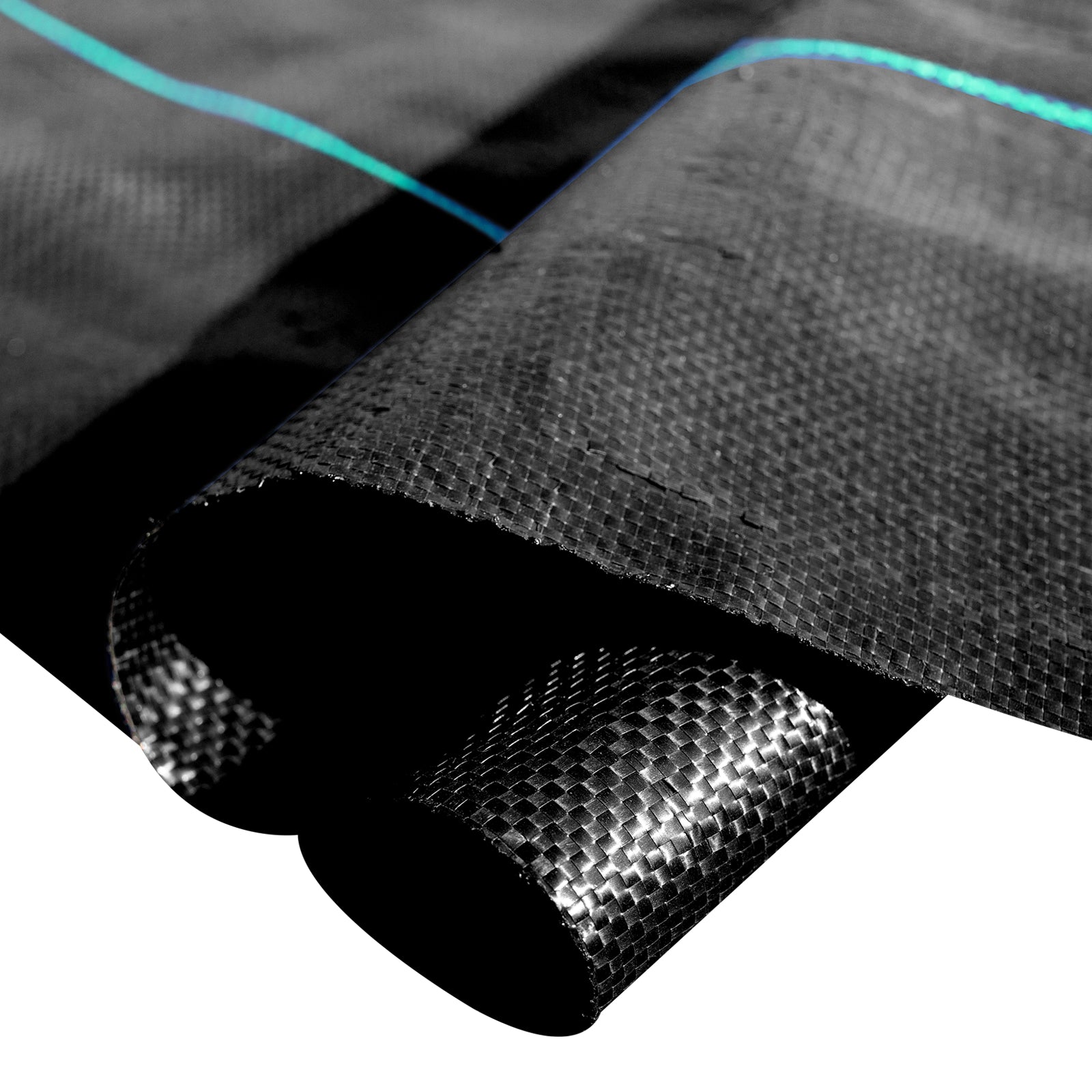 6FT300FT Premium Weed Barrier Fabric Heavy Duty 2.4OZ, Woven Weed Control Fabric, High Permeability Good for Flower Bed, Geotextile Fabric for Underlayment, Polyethylene Ground Cover