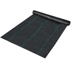 6FT300FT Premium Weed Barrier Fabric Heavy Duty 2.4OZ, Woven Weed Control Fabric, High Permeability Good for Flower Bed, Geotextile Fabric for Underlayment, Polyethylene Ground Cover