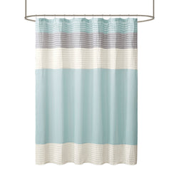 Faux Silk Shower Curtain