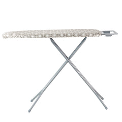 Ironing Board with Large 51 x 13 Ironing Surface, Thickened 4 Layers Iron Board with Heat Resistant Cover and 100% Cotton Cover, 7 Adjustable Heights Ironing Board for Home Laundry Room Use
