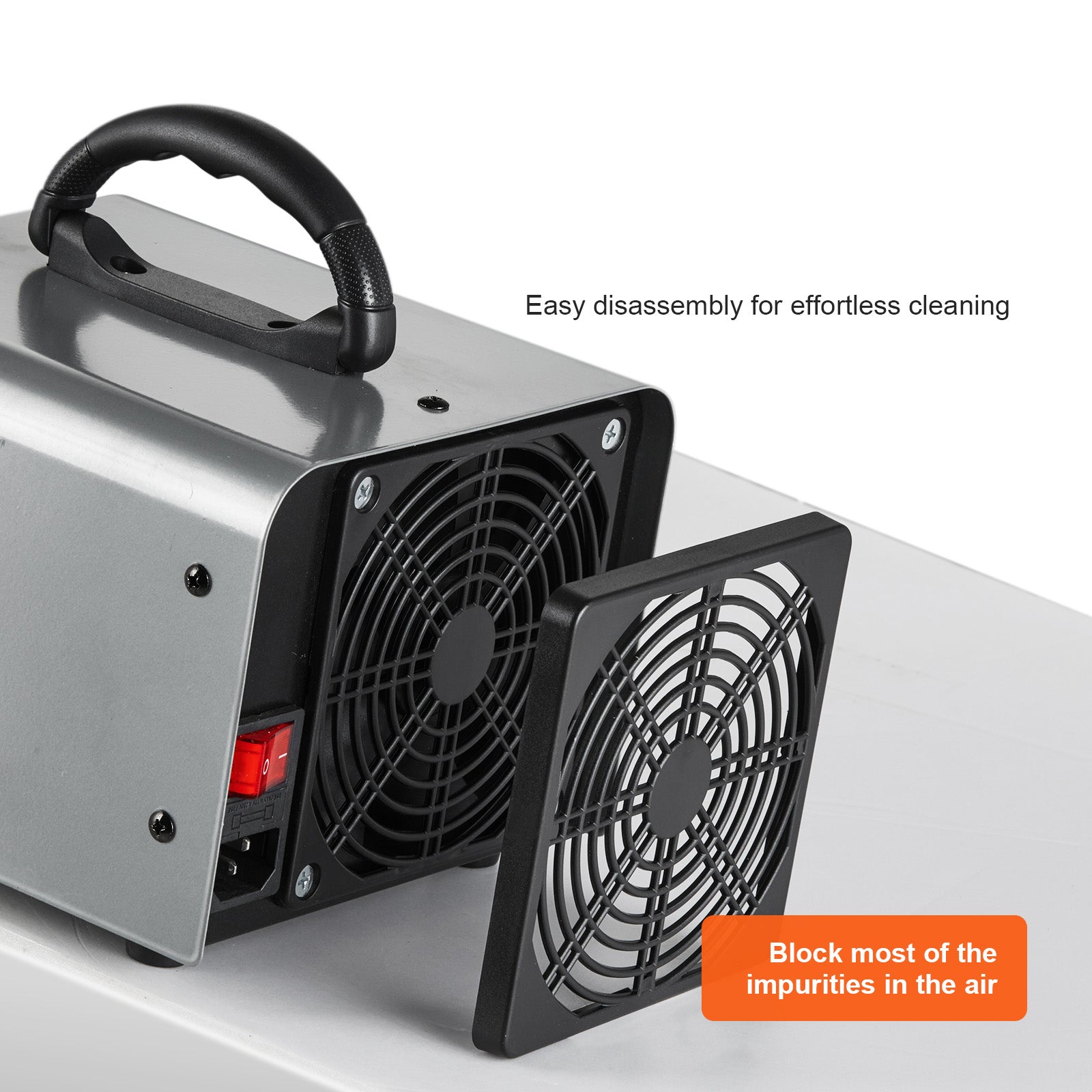 Ozone Generator, 36000mg/h Ozone Machine Odor Remover, High Capacity Commercial/Industrial Ozone Generator Machine, Home Air Ionizers Deodorizer with 0-120 min Time Setting for Rooms, Cars, Pets