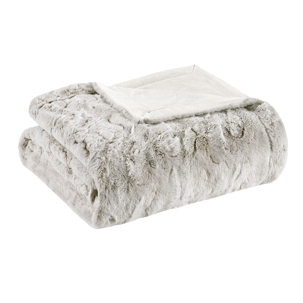 Oversized Faux Fur Throw