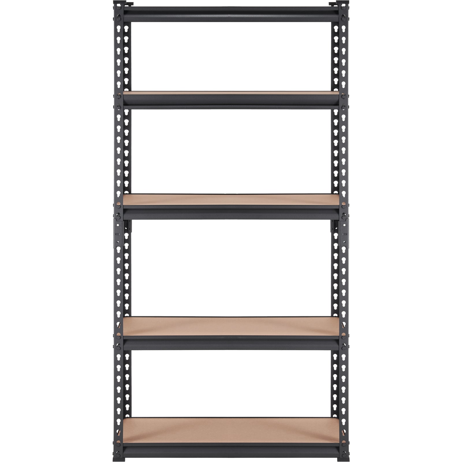 Storage Shelving Unit, 5-Tier Adjustable, 2000 lbs Capacity, Heavy Duty Garage Shelves Metal Organizer Utility Rack, Black, 30" L x 12" W x 60" H for Kitchen Pantry Basement Bathroom Laundry