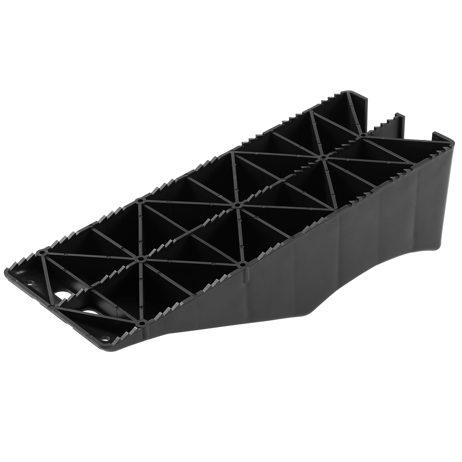Car Service Ramp, 20000 lbs/10 ton Loading Capacity, 5.5" Lift Car Ramp, Low Profile Plastic Tire Ramp, Heavy Duty Truck Ramp for Oil Changes Wheels, Lift Vehicle Maintenance, 1-Pack