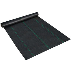 6.5FTx300FT Premium Weed Barrier Fabric Heavy Duty 3OZ, Woven Weed Control Fabric, High Permeability Good for Flower Bed, Geotextile Fabric for Underlayment, Polyethylene Ground Cover