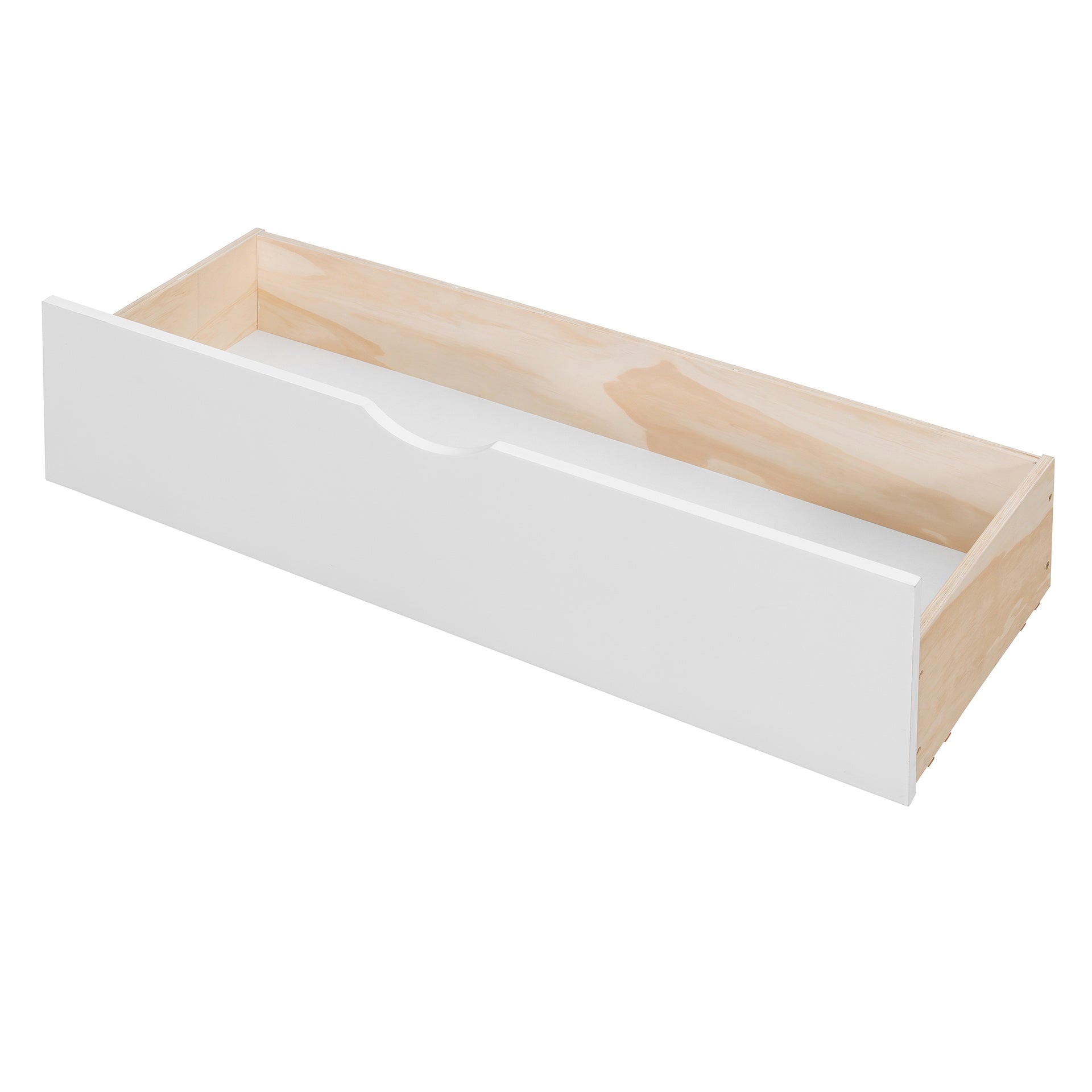Twin Over Full Wooden Bunk Bed with Desk, Drawers, Shelves, and Cabinet, LED Light(White+Orange)