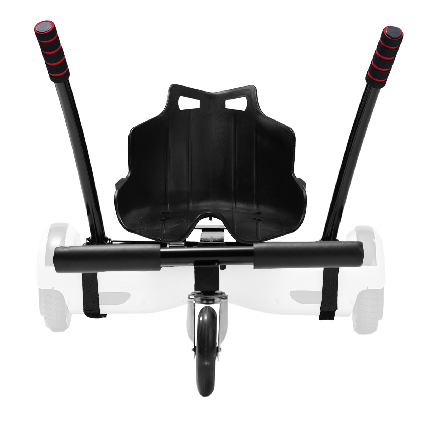 Hoverboard Seat Attachment, for 6.5" 8" 8.5" 10" Hoverboards, with LED Lights, Grips Control, Adjustable Frame Length and 220 LBS Load Capacity, Hover Board Go Karts Accessory, for Kids Adults