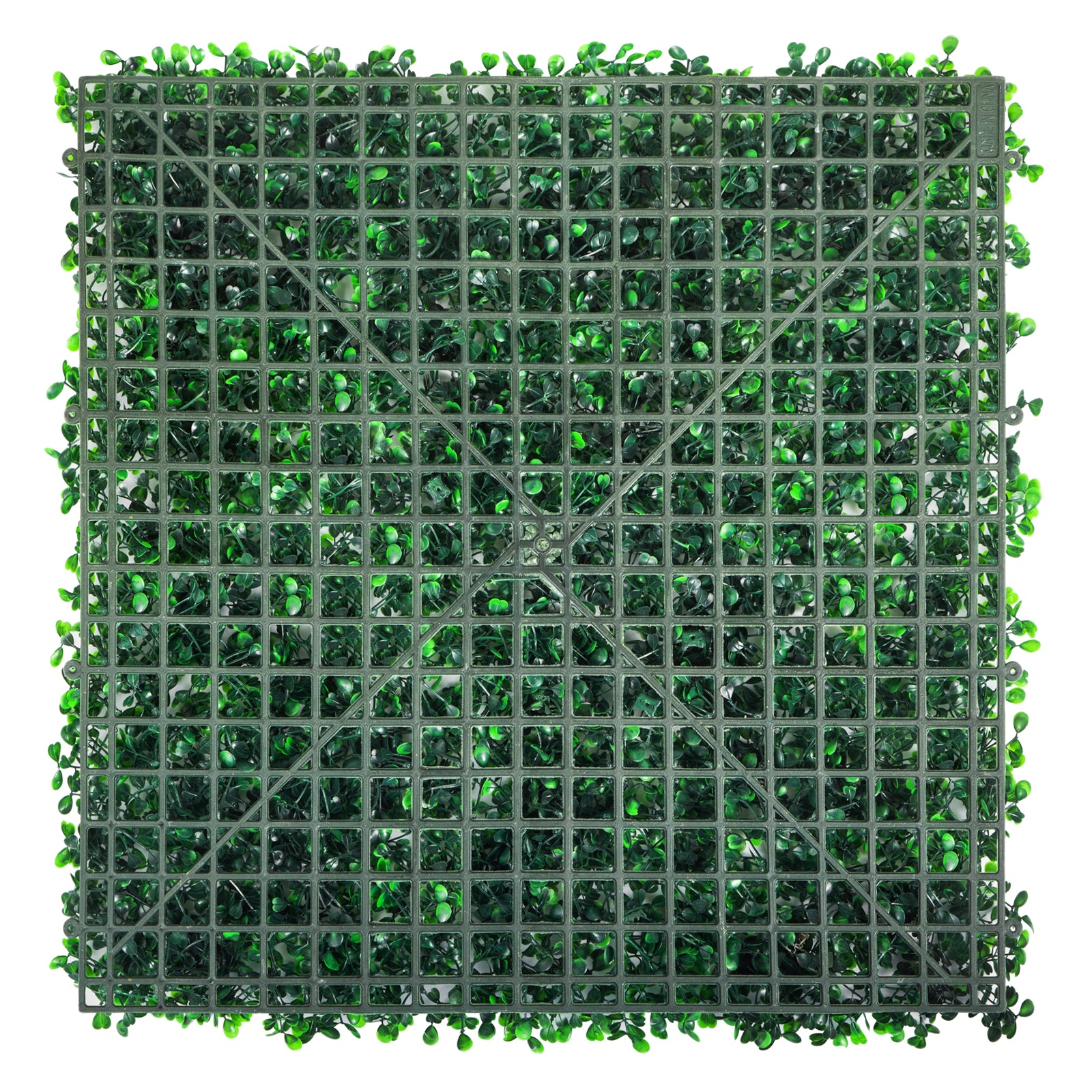 Artificial Boxwood Panel UV 24pcs Boxwood Hedge Wall Panels Artificial Grass Backdrop Wall 20" X 20" 4 cm Green Grass Wall Fake Hedge for Decor Privacy Fence Indoor Outdoor Garden Backyard