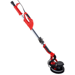 Drywall Sander 850W, Electric Drywall Sander, Variable Speed 800-1750 RPM, Foldable Sheetrock Sander, with Telescope Handle, Electric Sander, with LED Strip Light and Vacuum Bag, Wall Sander
