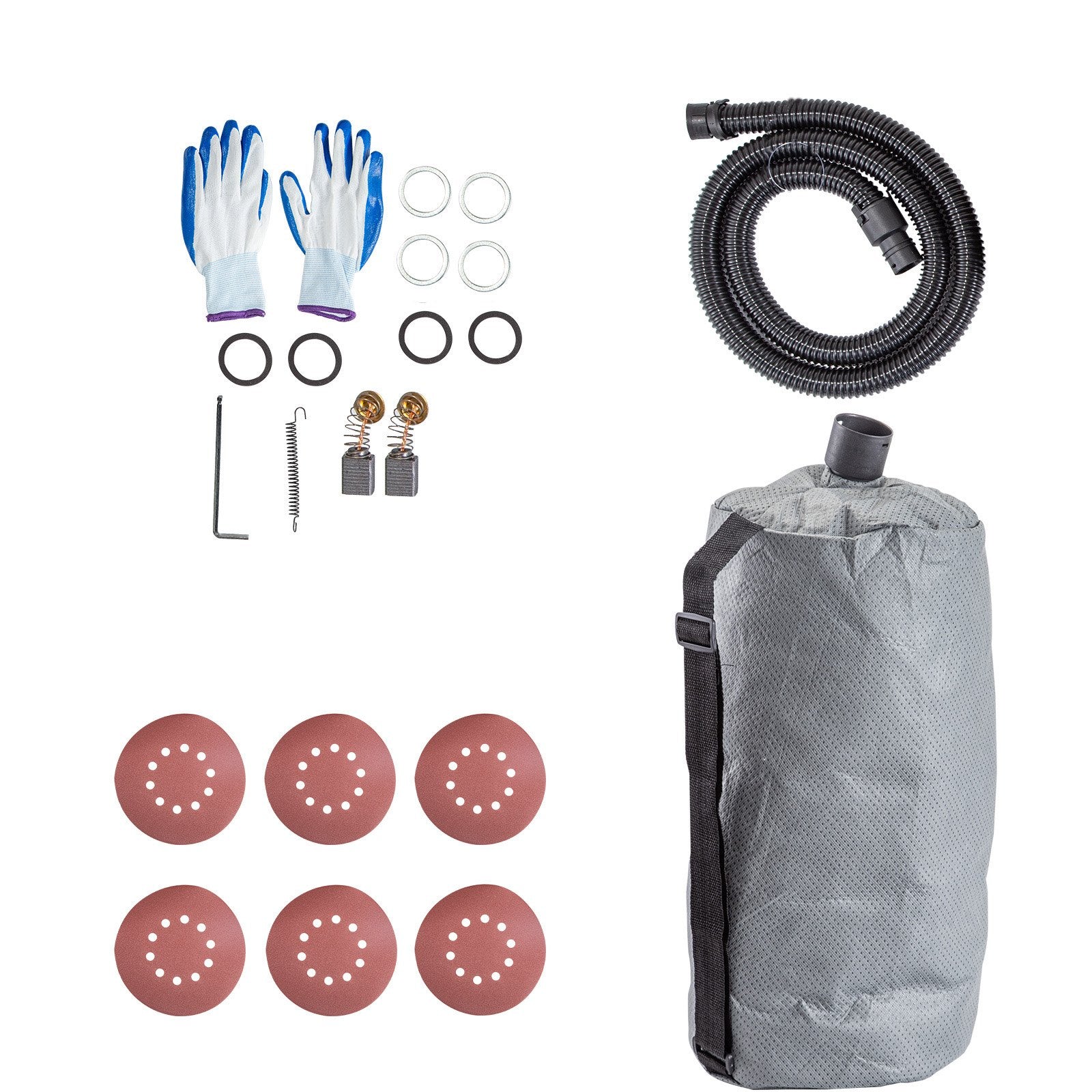 Drywall Sander 850W, Electric Drywall Sander, Variable Speed 800-1750 RPM, Foldable Sheetrock Sander, with Telescope Handle, Electric Sander, with LED Strip Light and Vacuum Bag, Wall Sander