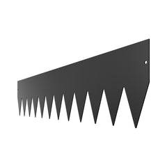 Steel Landscape Edging 6 Packs 40 x 8in Rust-Resistant Garden Edging Border Black