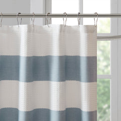 Shower Curtain with 3M Treatment Blue 72x72"