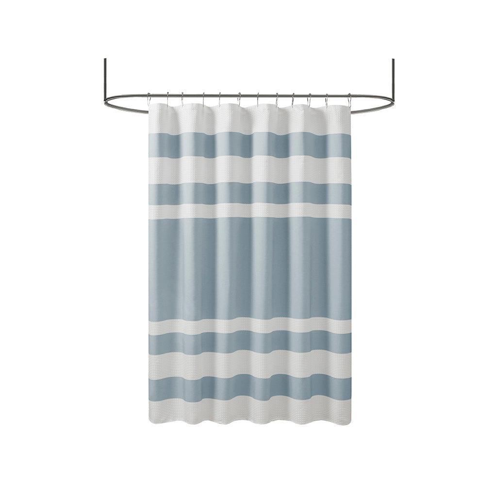 Shower Curtain with 3M Treatment Blue 72x72"