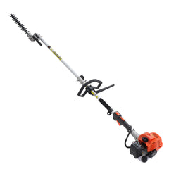 26CC 6-in-1 Multi-Functional Trimming Tools, Gas Hedge Trimmer, Weed Eater, String Trimmer, Brush Cutter, Edger, Pole Saw Chainsaw Pruner with Extension Pole