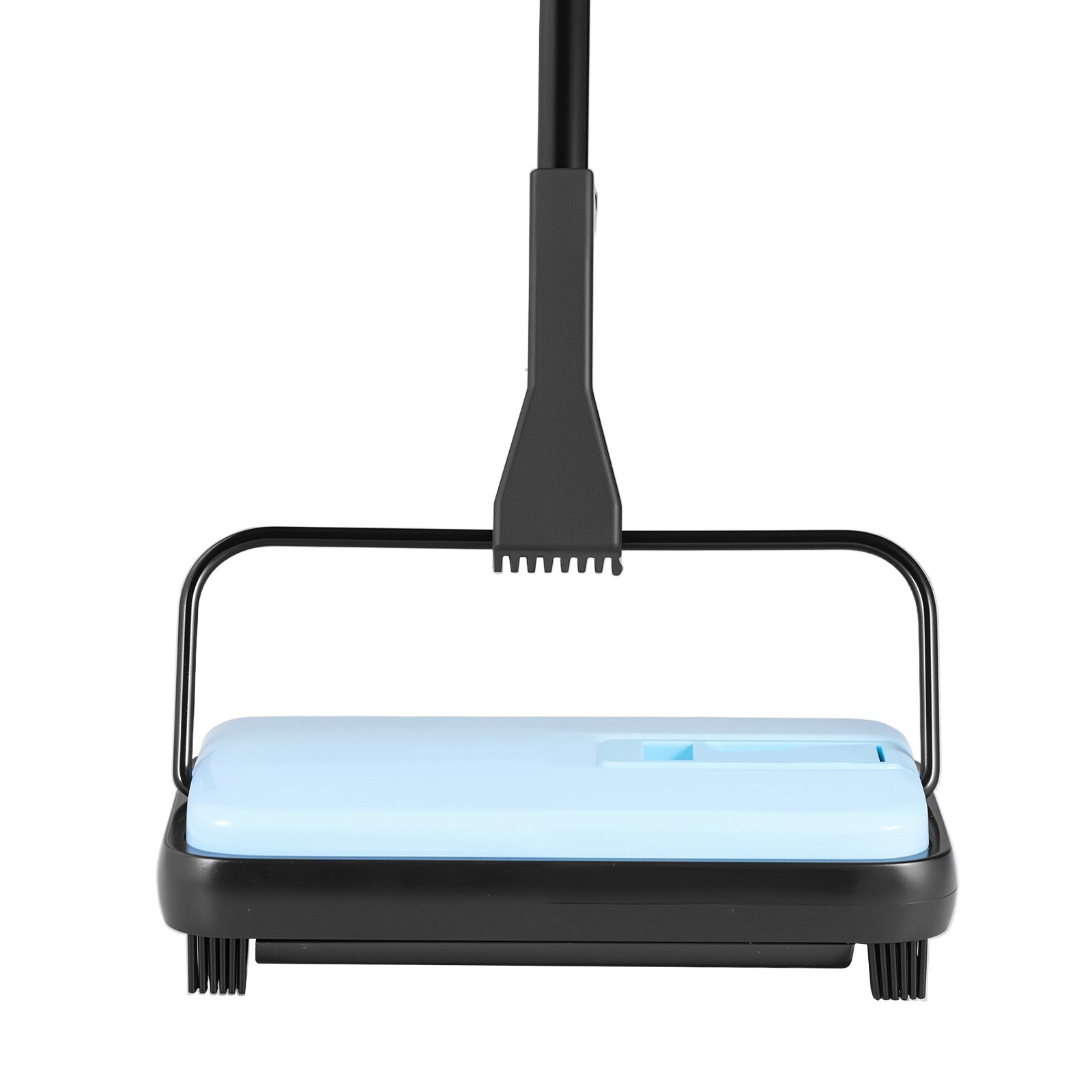 Carpet Floor Sweeper Manual 6.7 inch Width Sweeping Paths Non Electric Blue